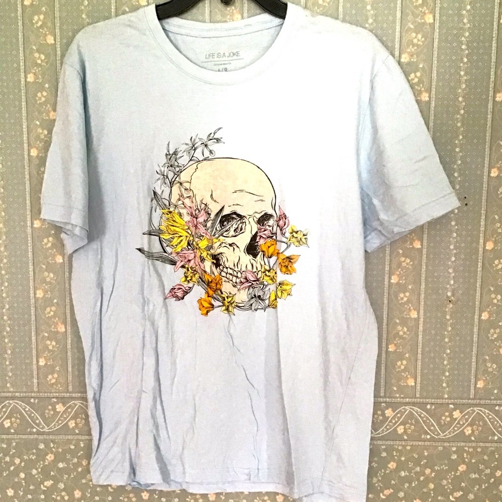 Life is a Joke skull top